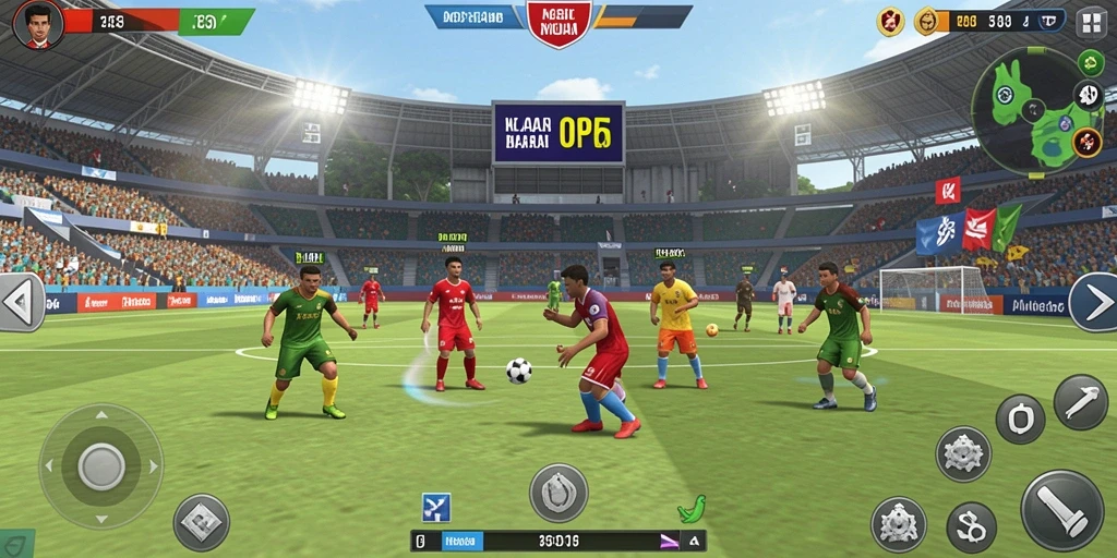 Screenshot memperlihatkan mode permainan terbaru yang seru.