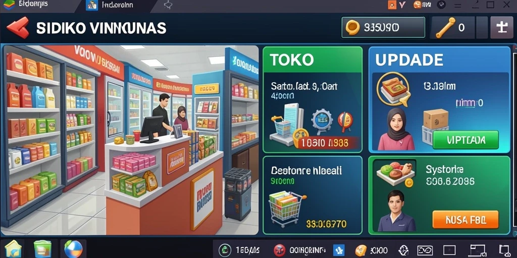 Koleksi permainan slot yang beragam.