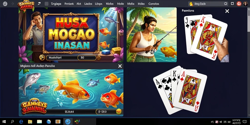 Screenshot dari event turnamen dengan banyak pemain berpartisipasi.